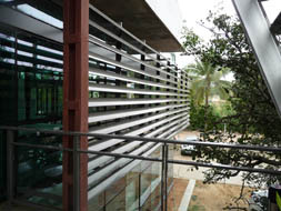 Architectural aluminium glazing for offices